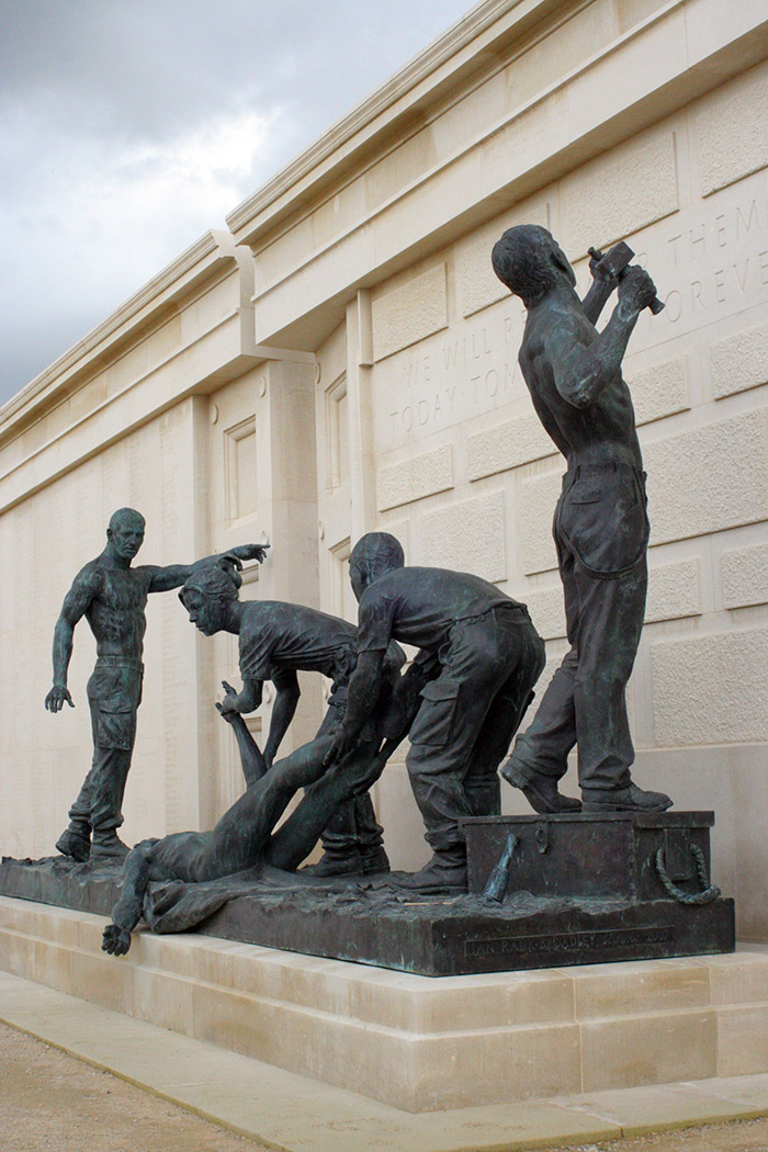 Armed Forces Memorial – The Stretcher Bearers - Sculpture